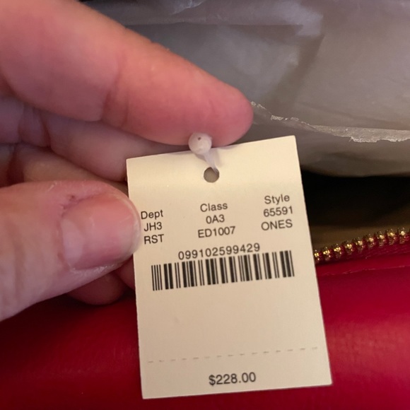 J Crew Large Handbag, Canvas and Leather NWT - Picture 12 of 14